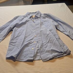 Mens hollister button up dress shirt med